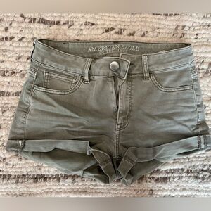 American eagle green shorts